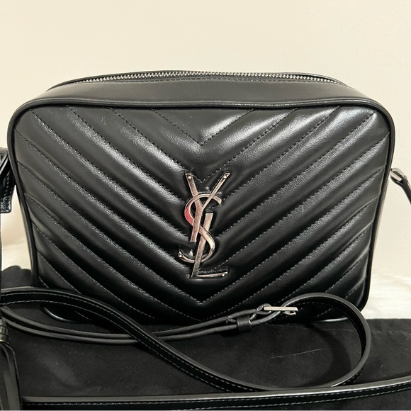 Saint Laurent Lou Matelassé Calfskin Chevron Leather Medium Camera Bag - Picture 3 of 15